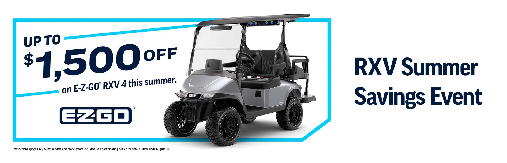 You are currently viewing RXV Summer Savings Event